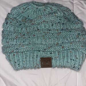 C.C Light Blue Knit Beanie